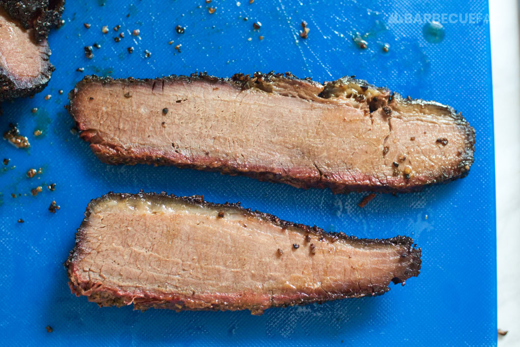 brisket flat slices