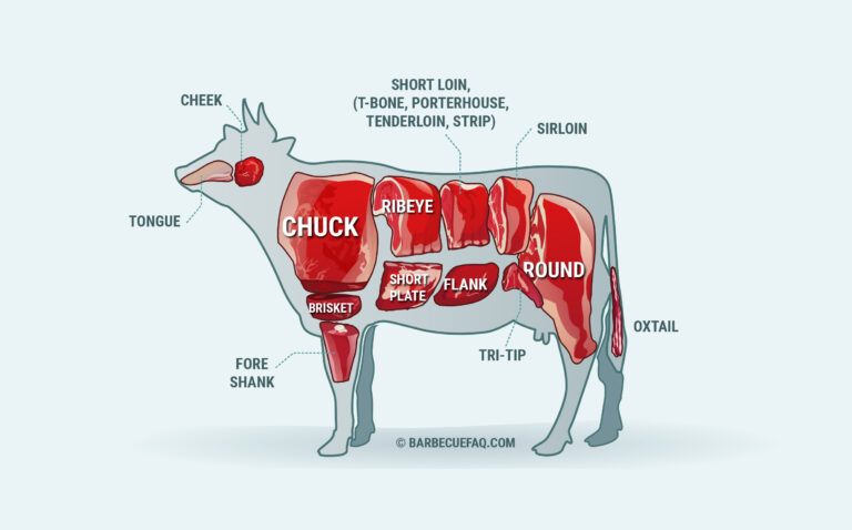 Primal Cuts of Beef: How the Cow is Divided Up