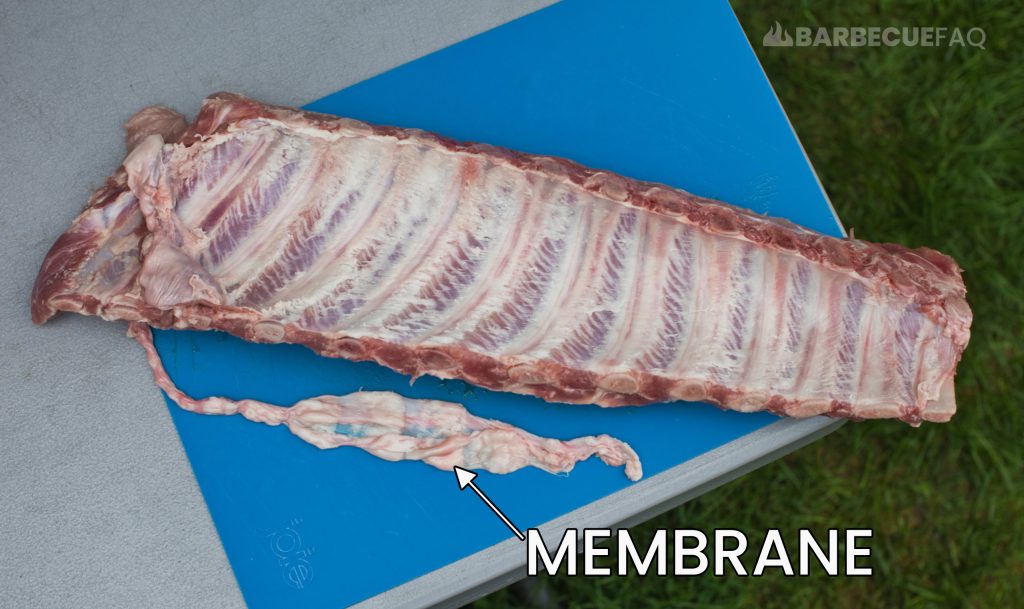 membrane removed