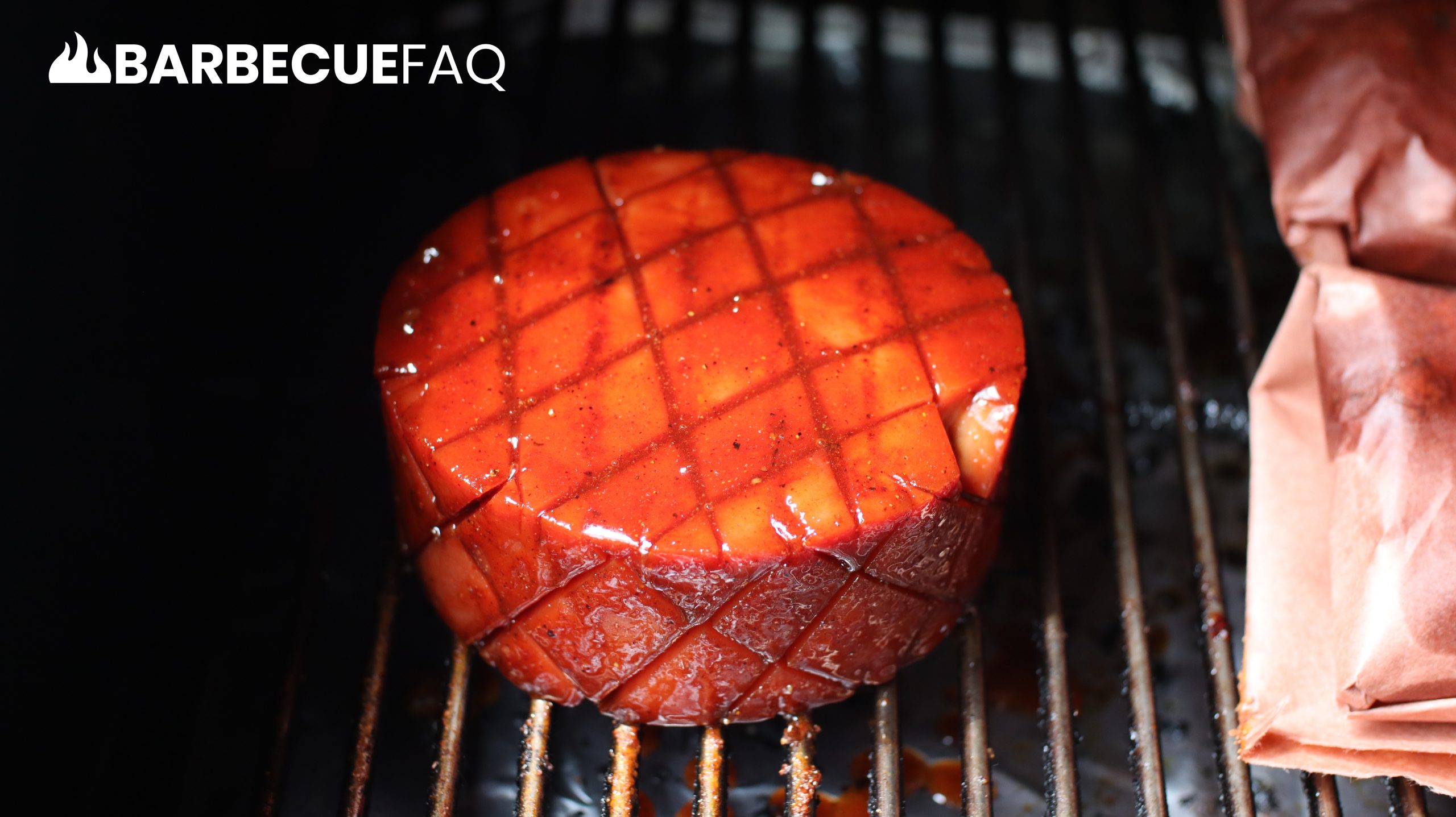 glazed bologna on smoker