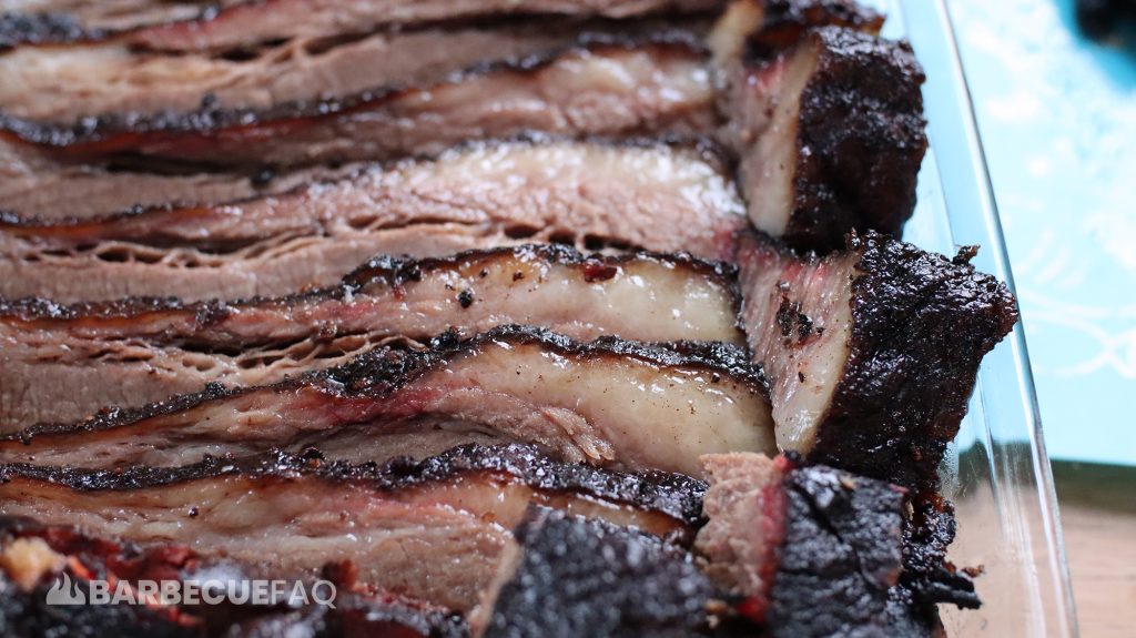 brisket flat slices