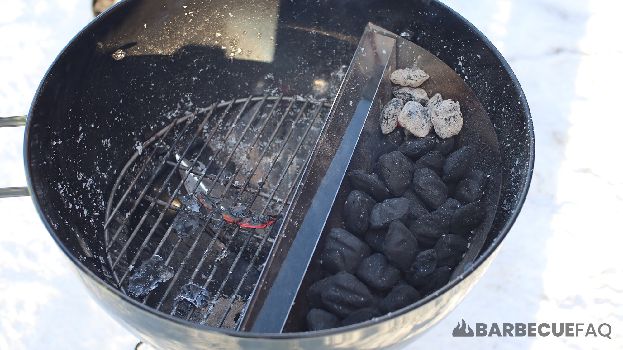 Minion method charcoal clearance basket