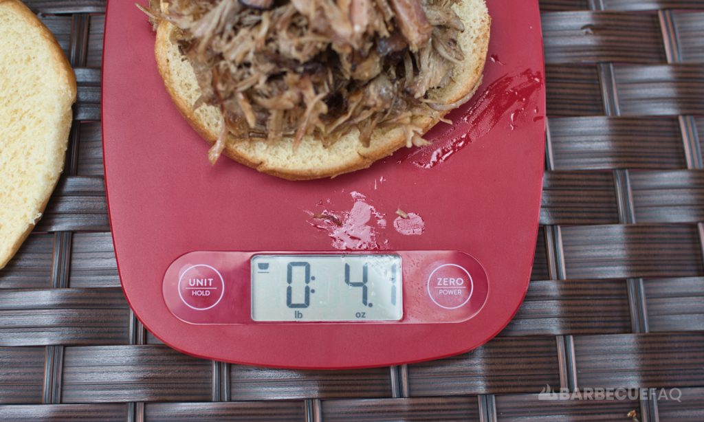 how much to sell pulled pork sandwiches for