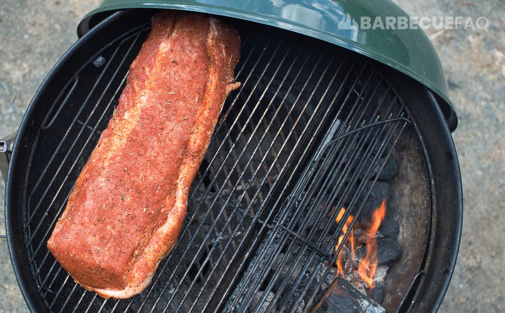 pork loin on smoker