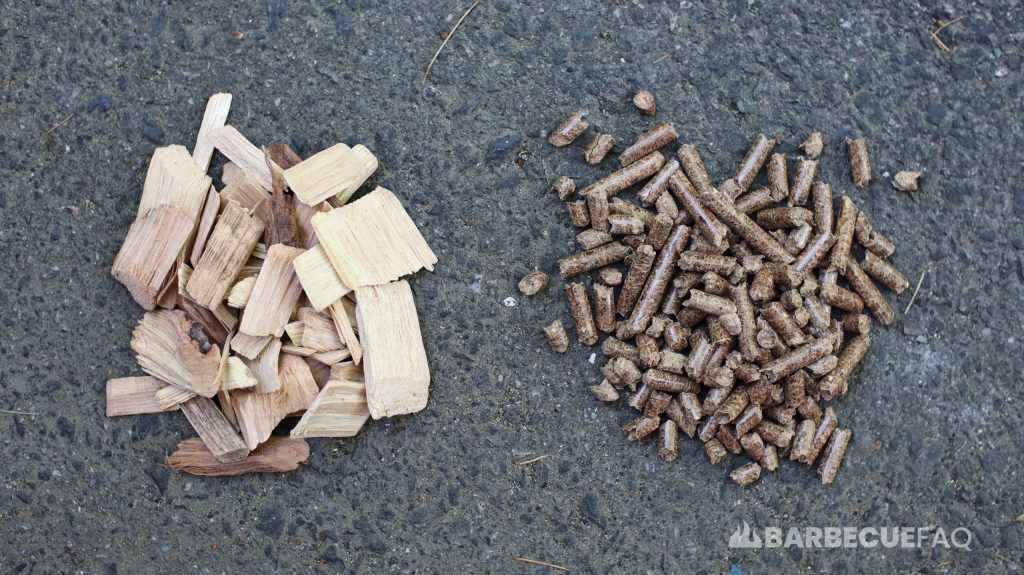 pellets and wood chips for electric smoker