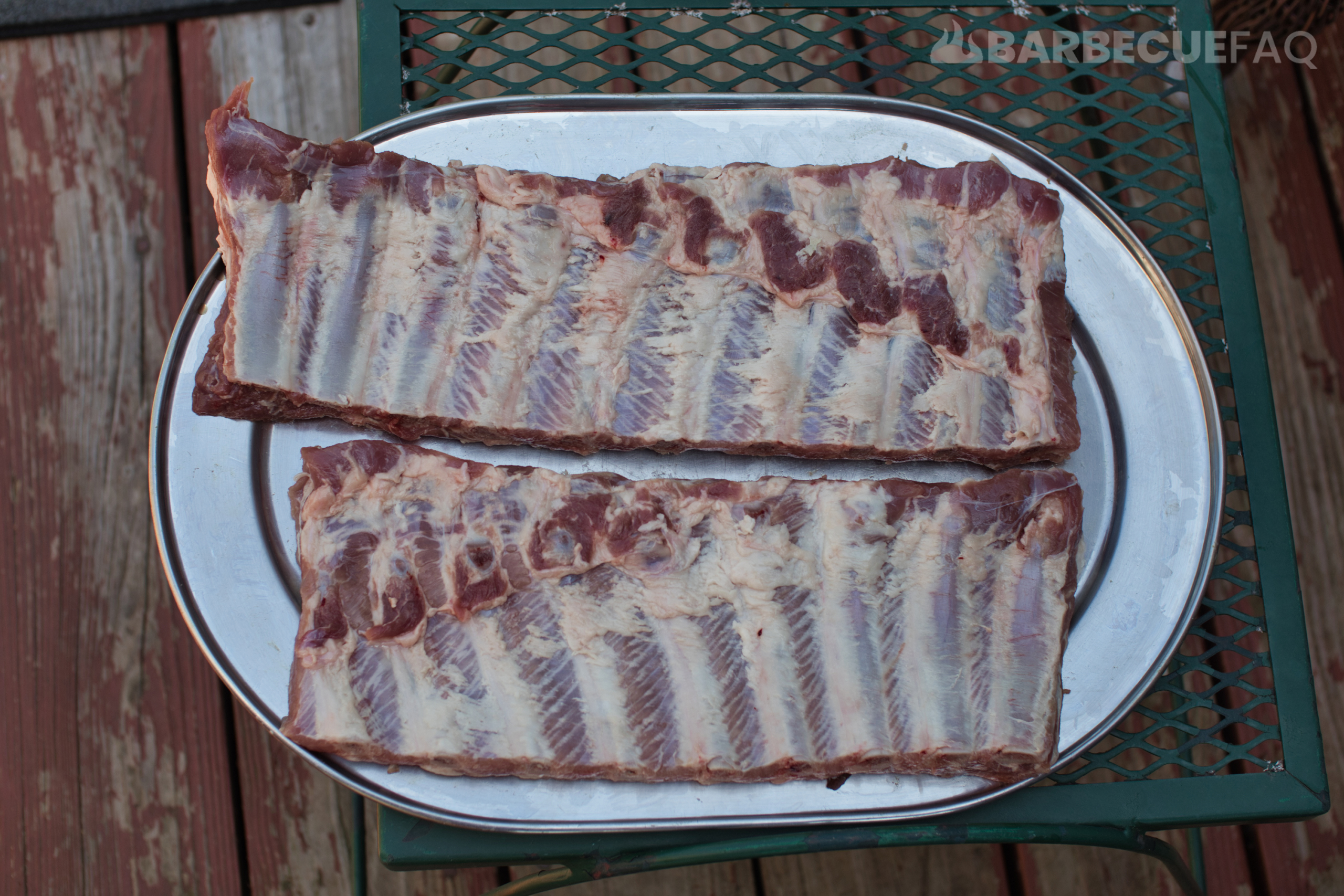 pork ribs membrane removed