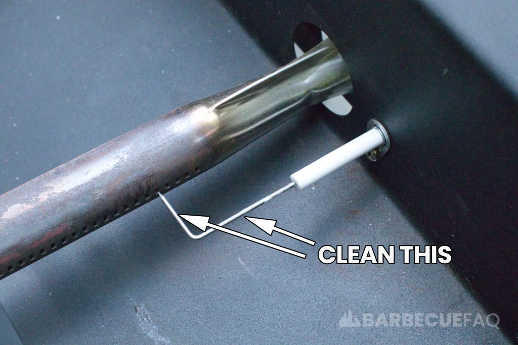 clean igniter electrode