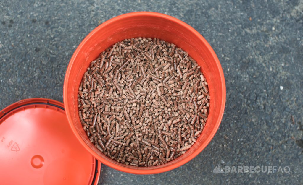 pellets in bucket