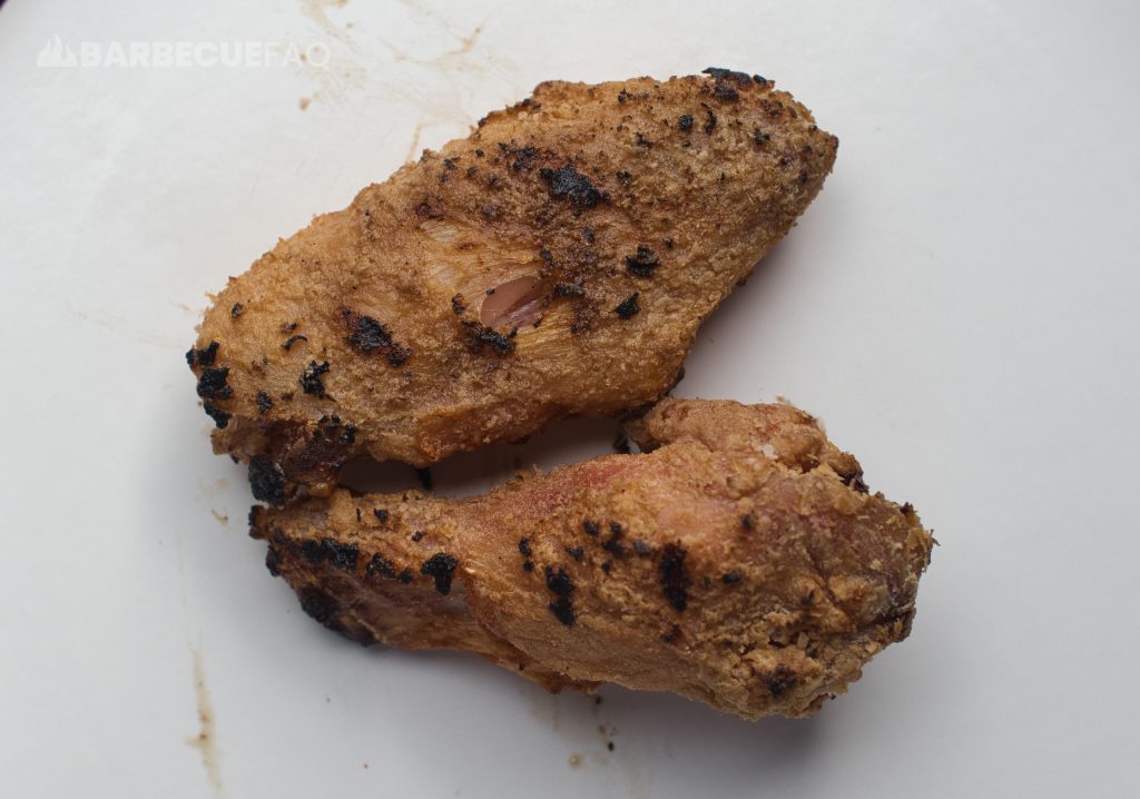 baking powder wings after grilling