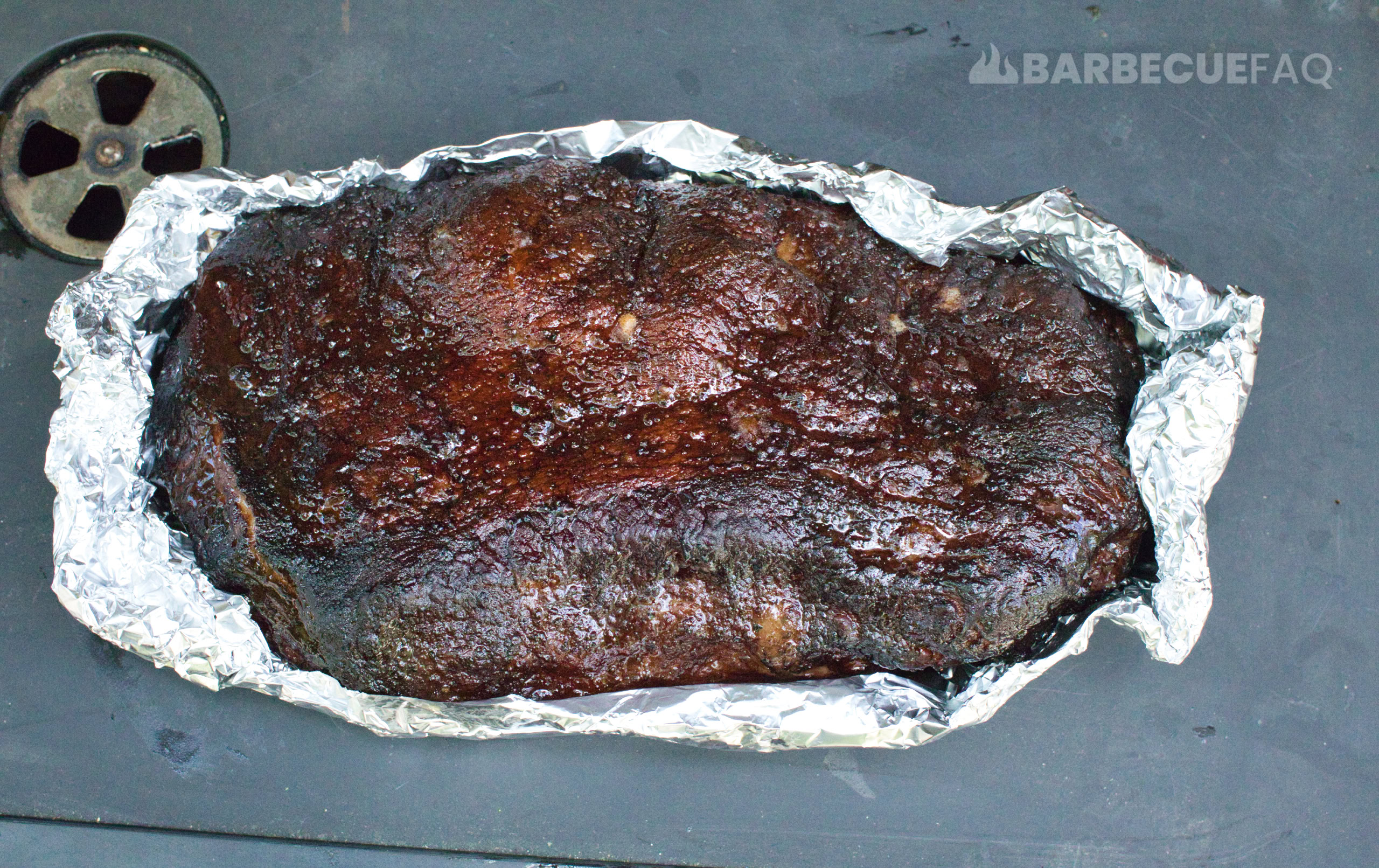 brisket in foil boat