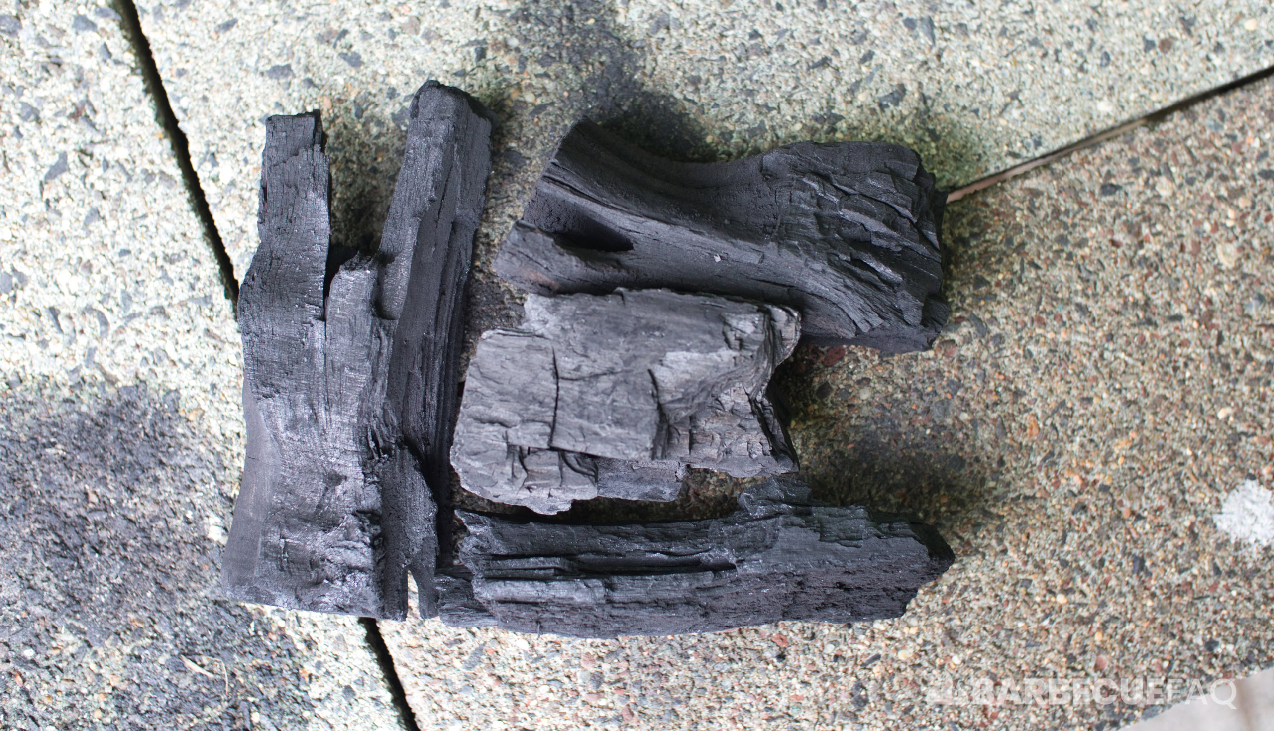 fogo brown bag lump charcoal example