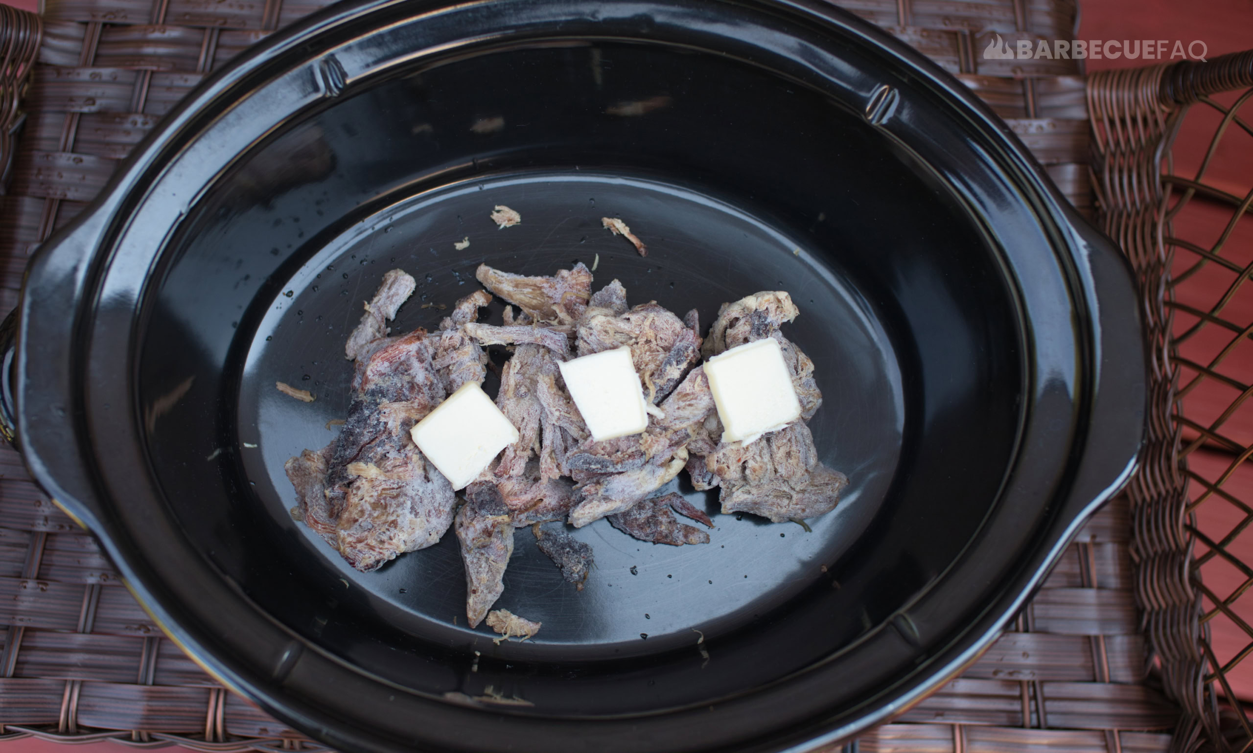 frozen pulled pork in crock pot