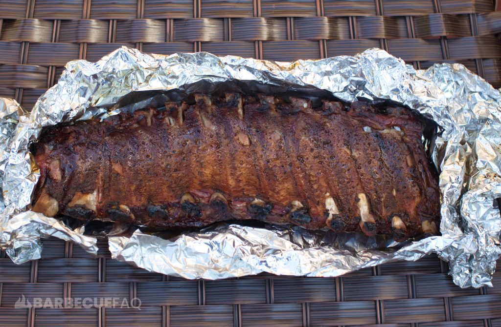 resting ribs unwrapped