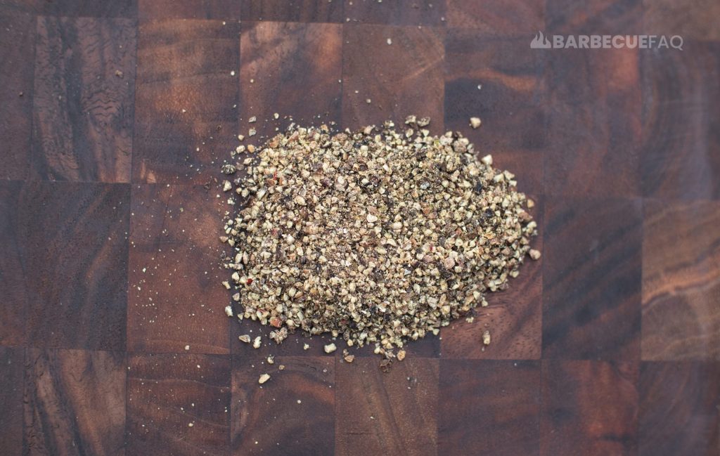 freshly cracked peppercorns