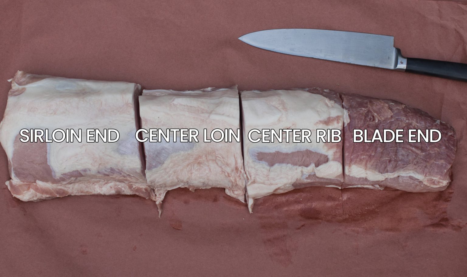 How to Cut a Whole Boneless Pork Loin into Several Meals - Barbecue FAQ