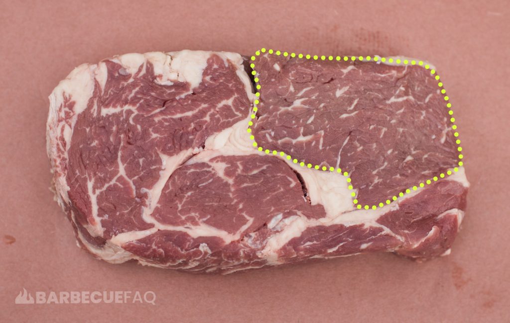 Longissimus dorsi rib eye muscle