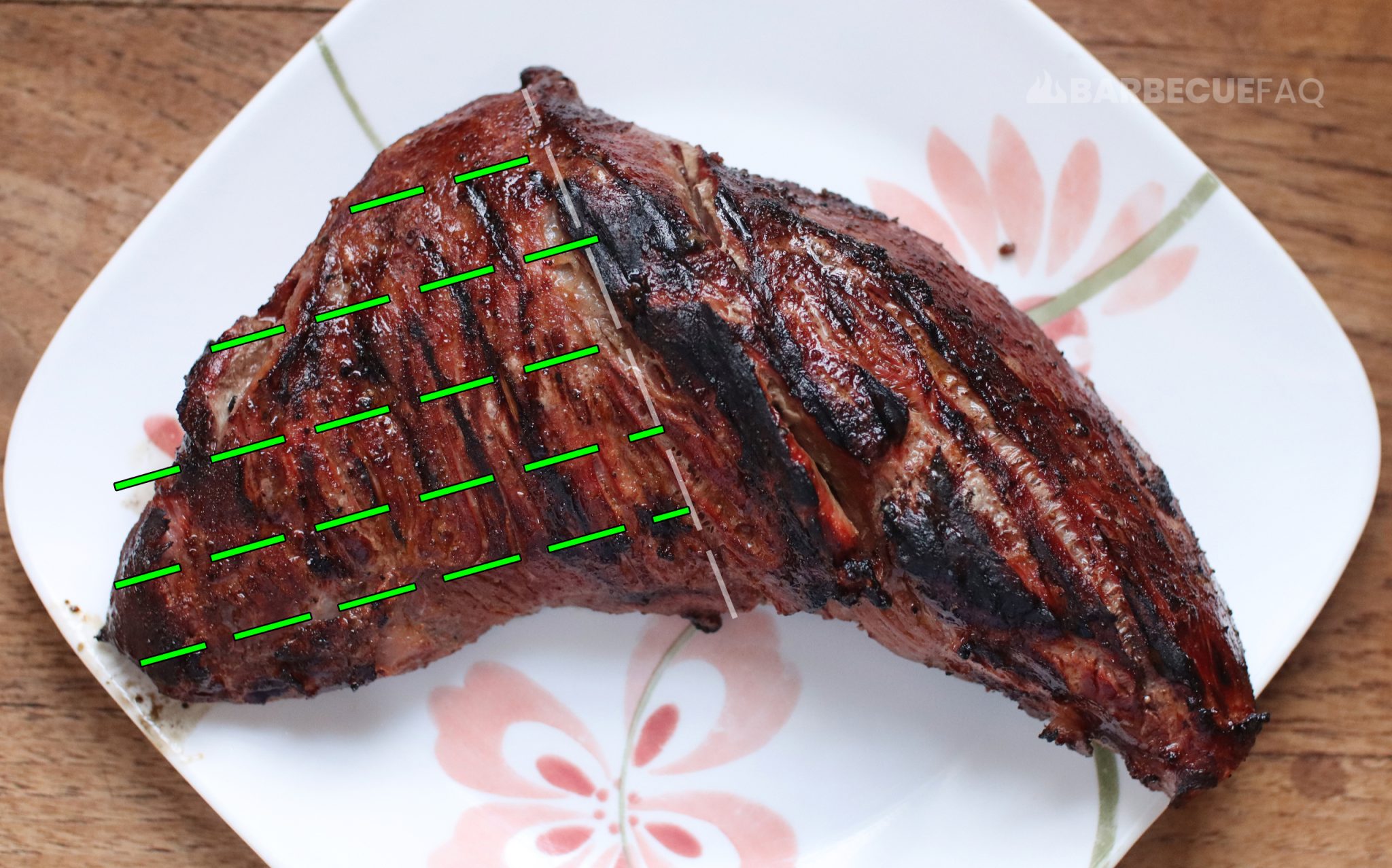 How to cut tri tip against the grain correctly barbecue faq