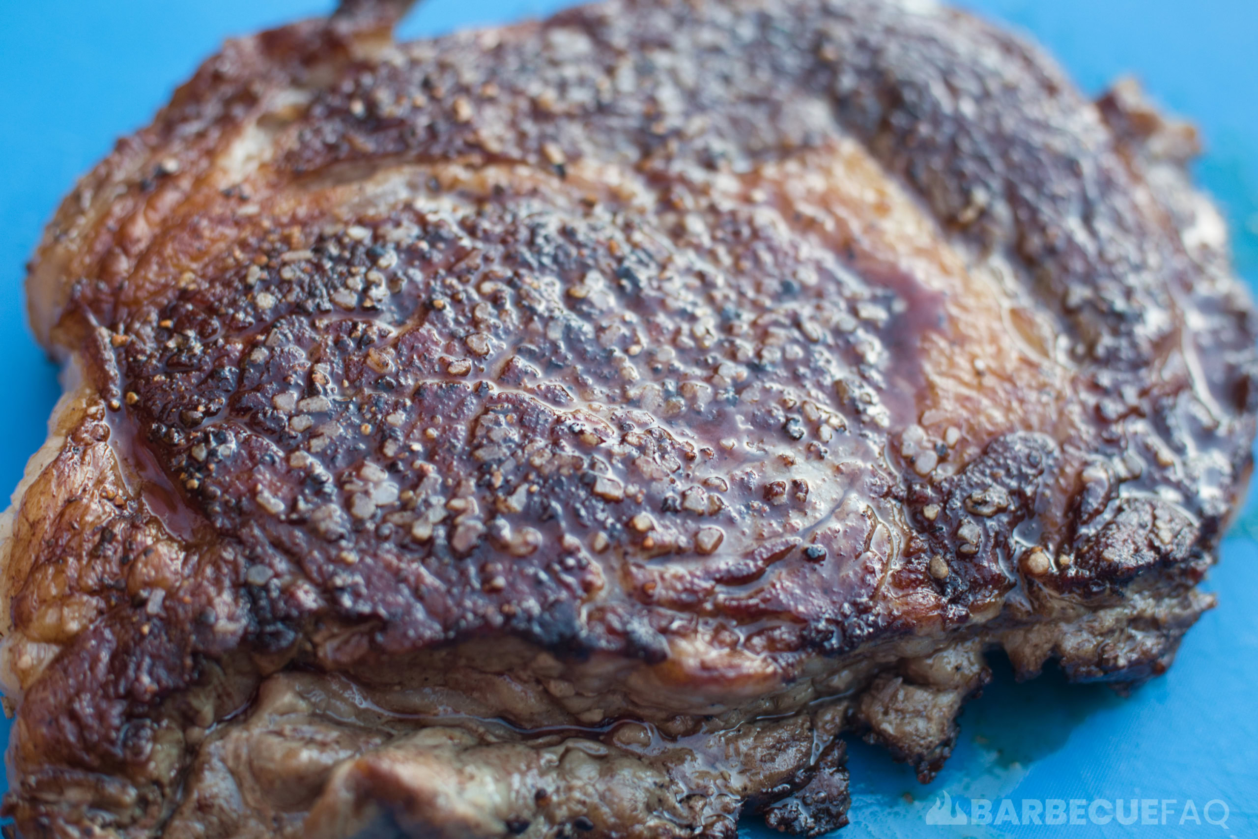 how to get crust on steak