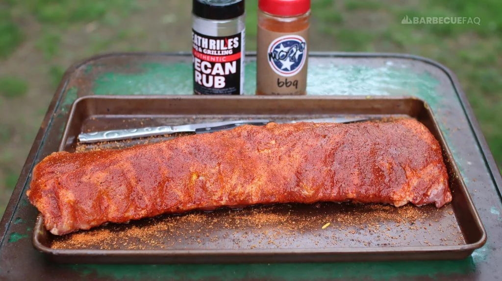 how long to leave dry rub on ribs before cooking