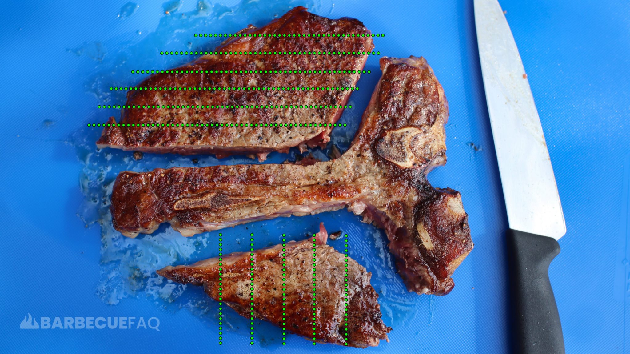 How to Slice TBone Steak Stop Cutting the Strip Side WRONG Barbecue FAQ