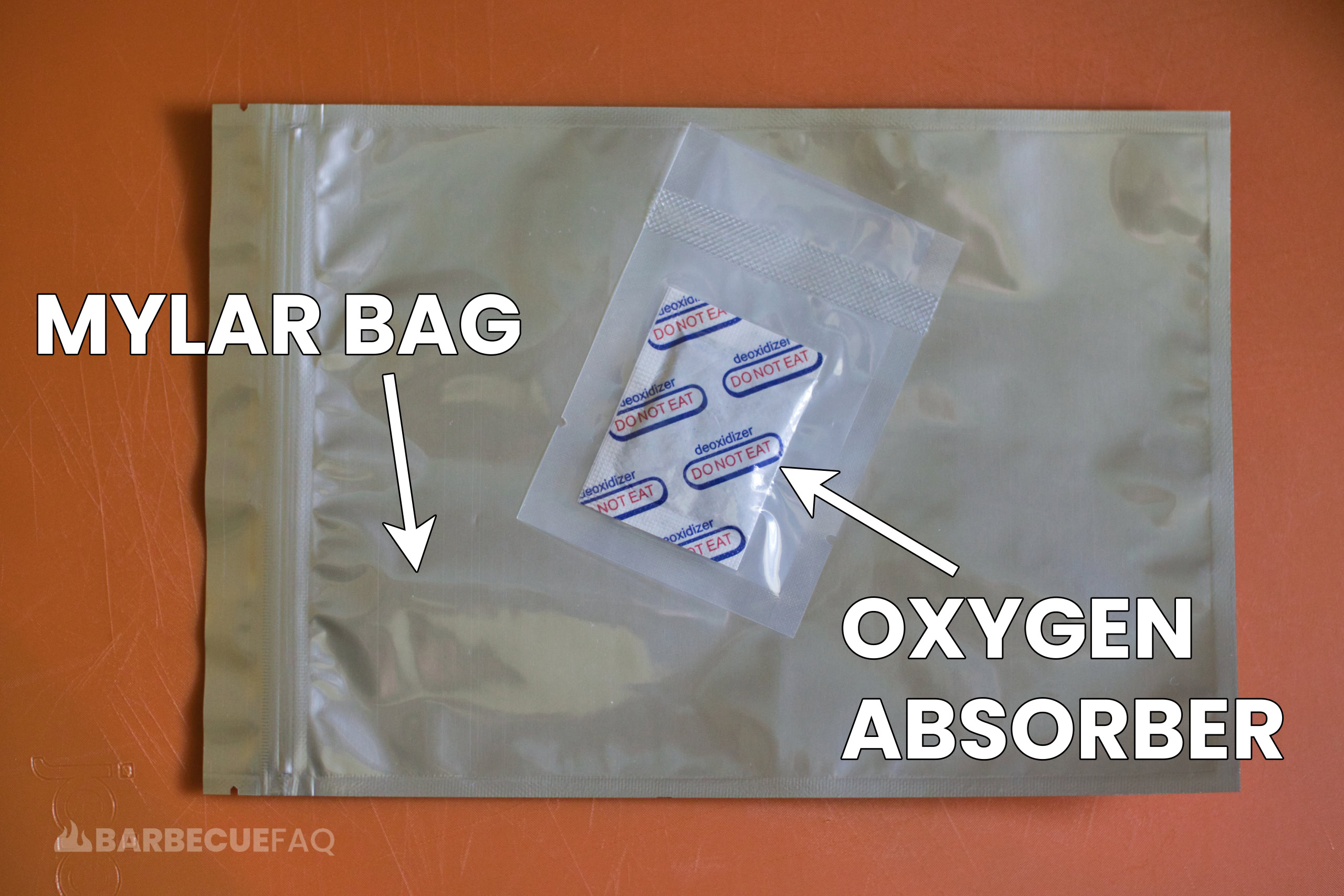 mylar bag and oxygen absorber