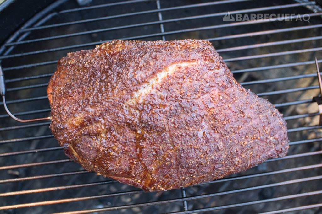 pork butt after 3 hours and 30 minutes