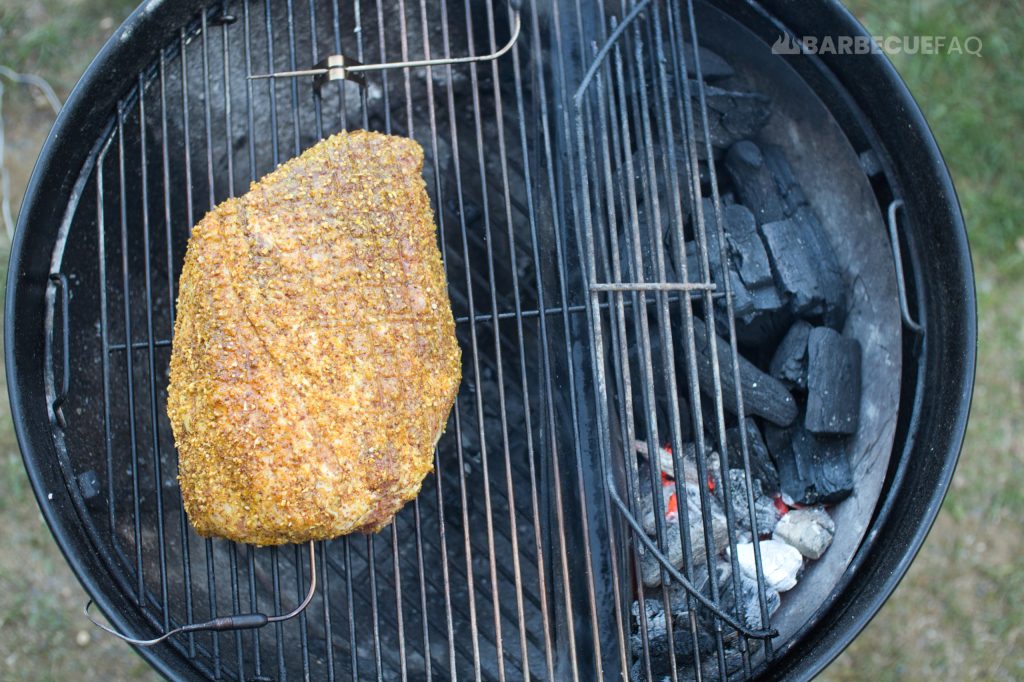 weber kettle setup for pork butt