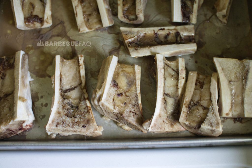 bone marrow after roasting for 10 minutes