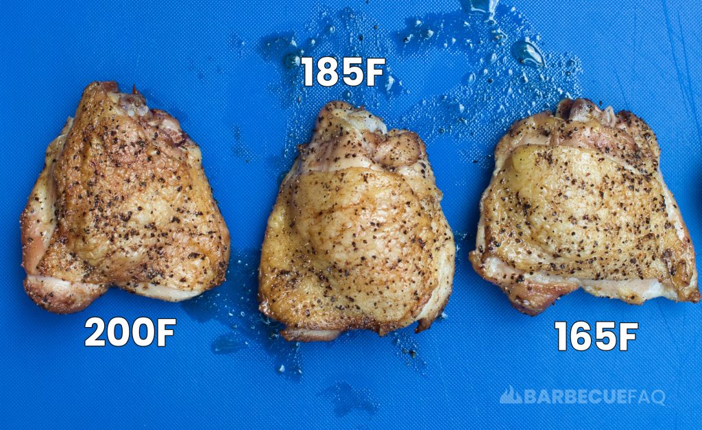 Internal Temp Of Chicken Thighs With Actual Testing Go Above 165f