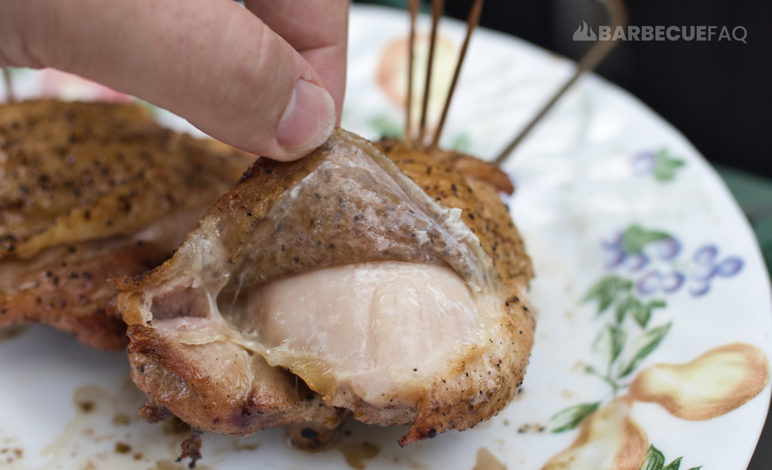 dry brine chicken thigh skin