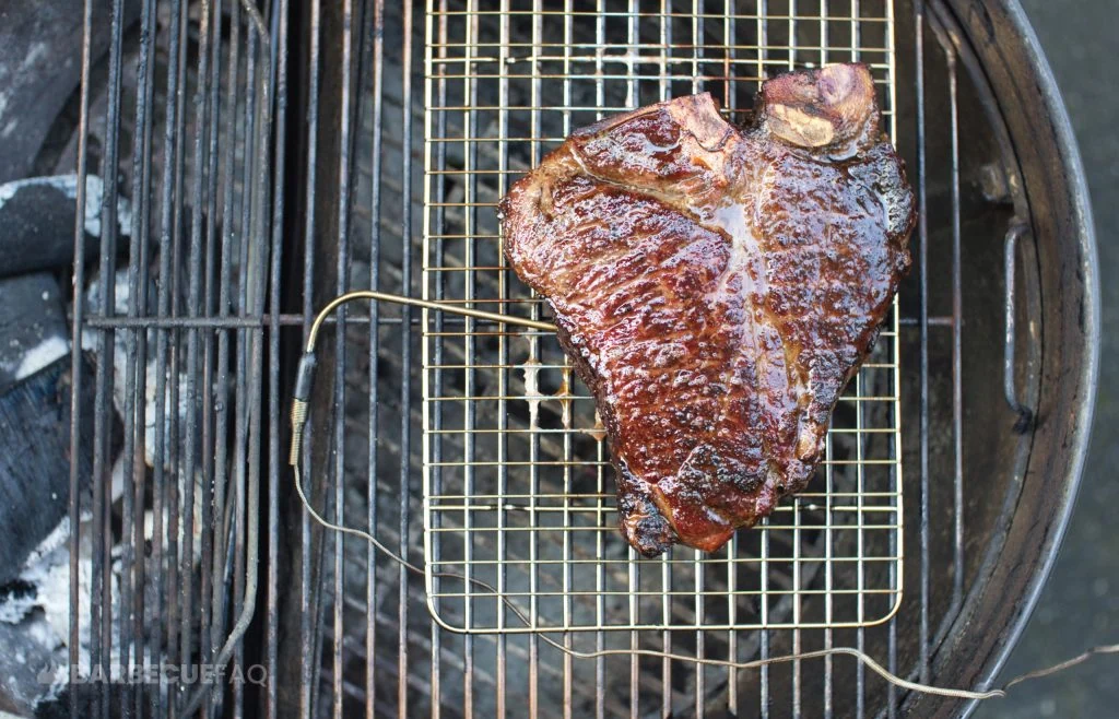 porterhouse back on smoker