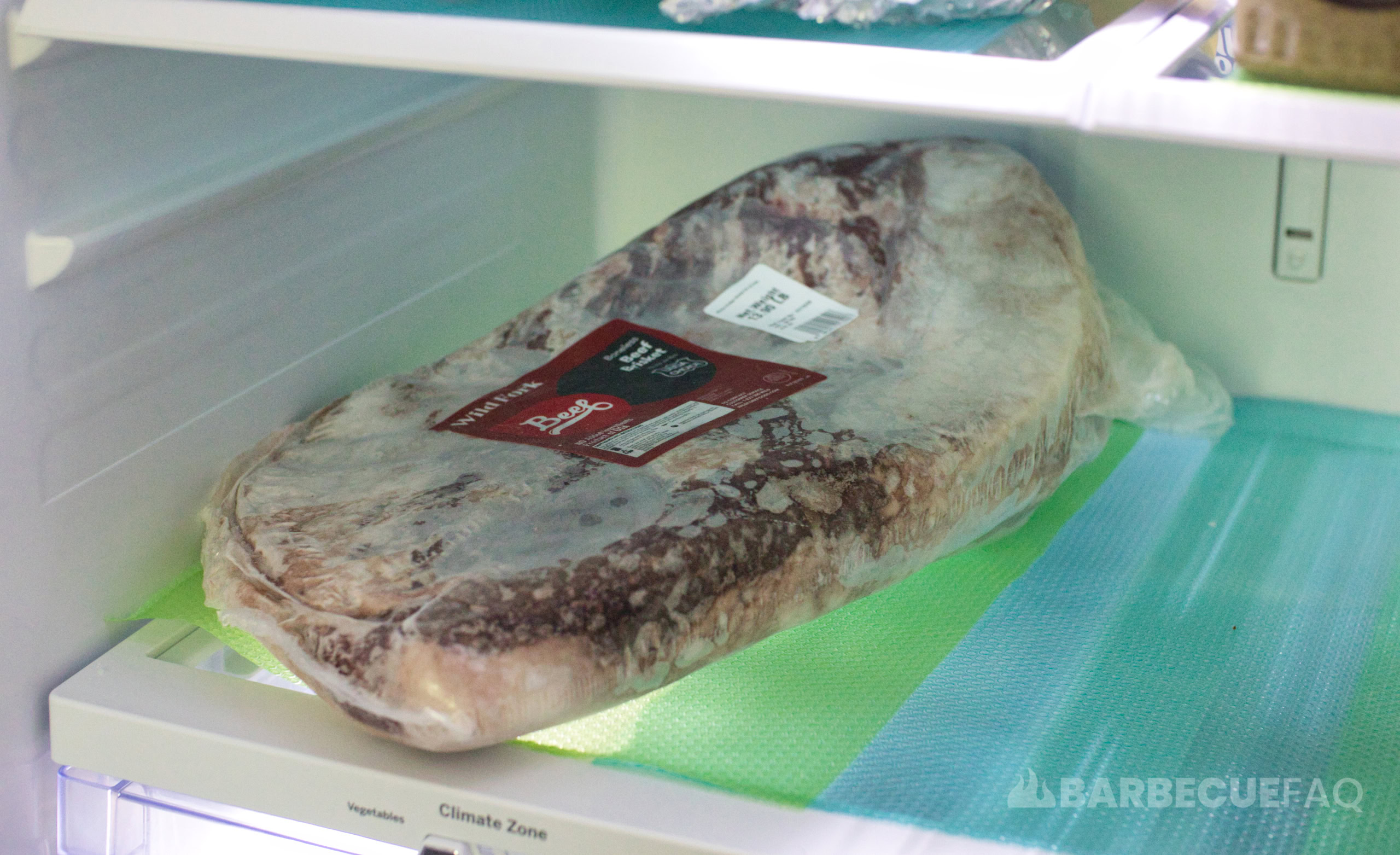 thawing brisket in refrigerator