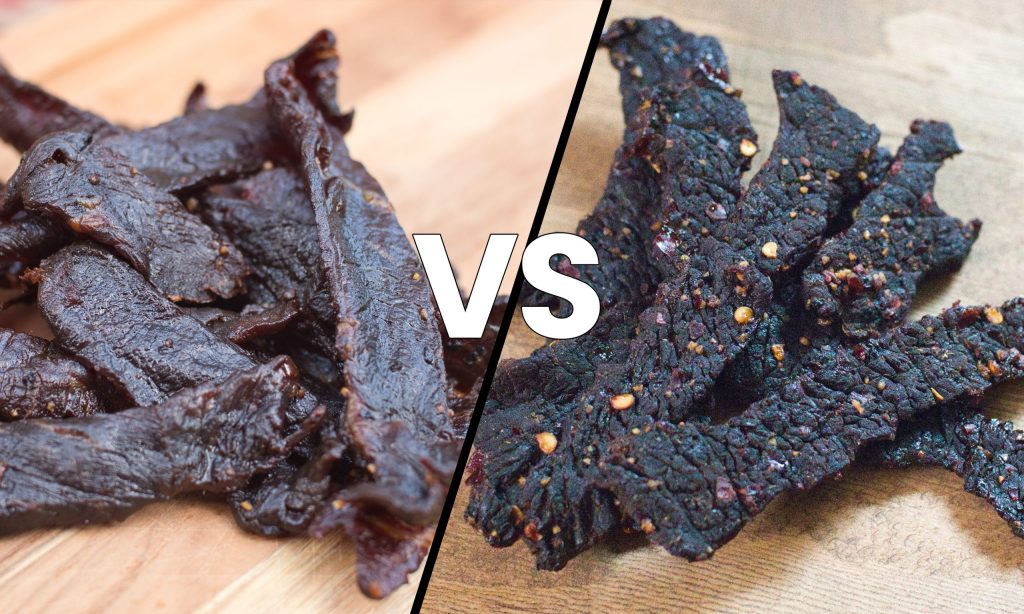 dehydrated vs smoked beef jerky