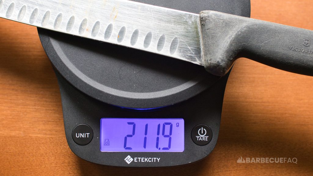 weight of butcher knife