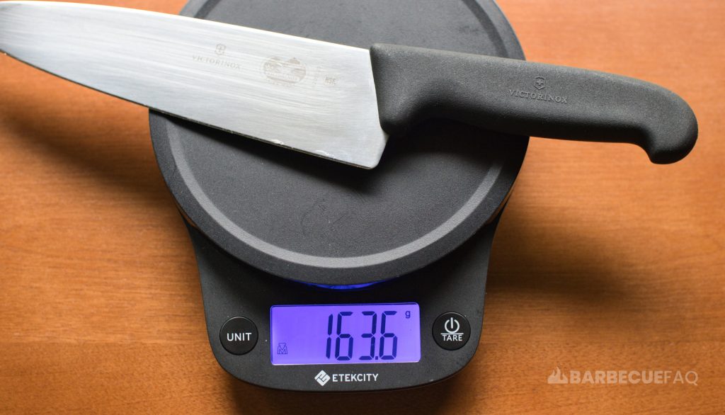 weight of chef knife