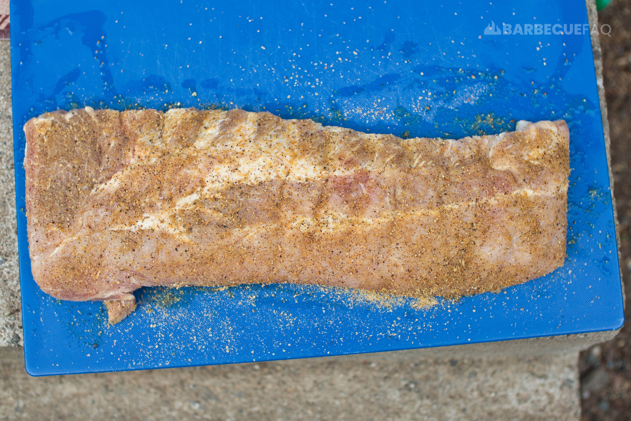 lemon pepper seasoning on ribs