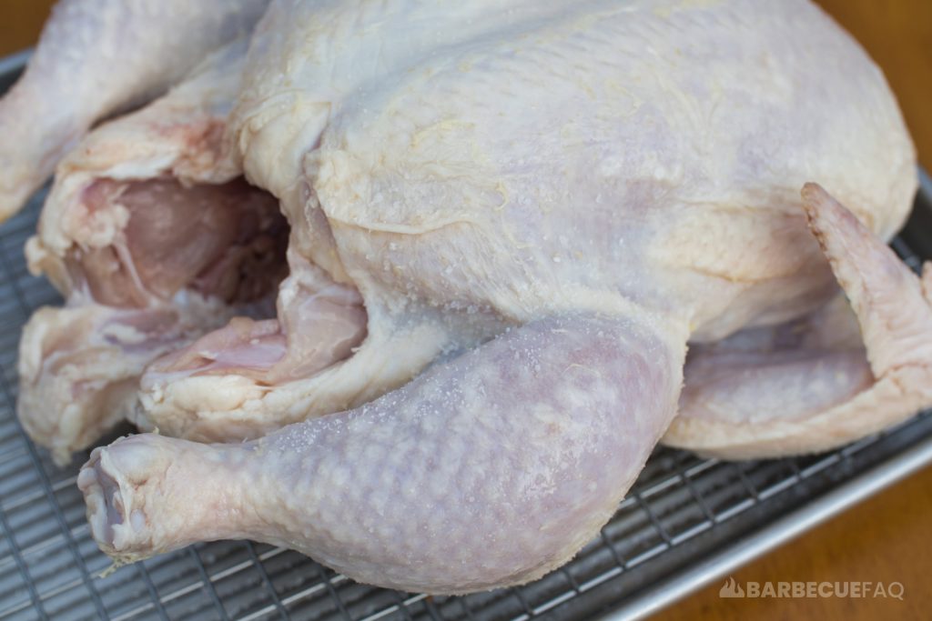 dry brining whole chicken with diamond crystal kosher salt