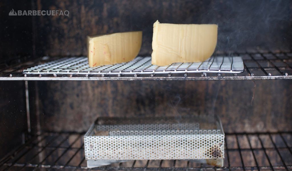 cold smoking setup in electric smoker