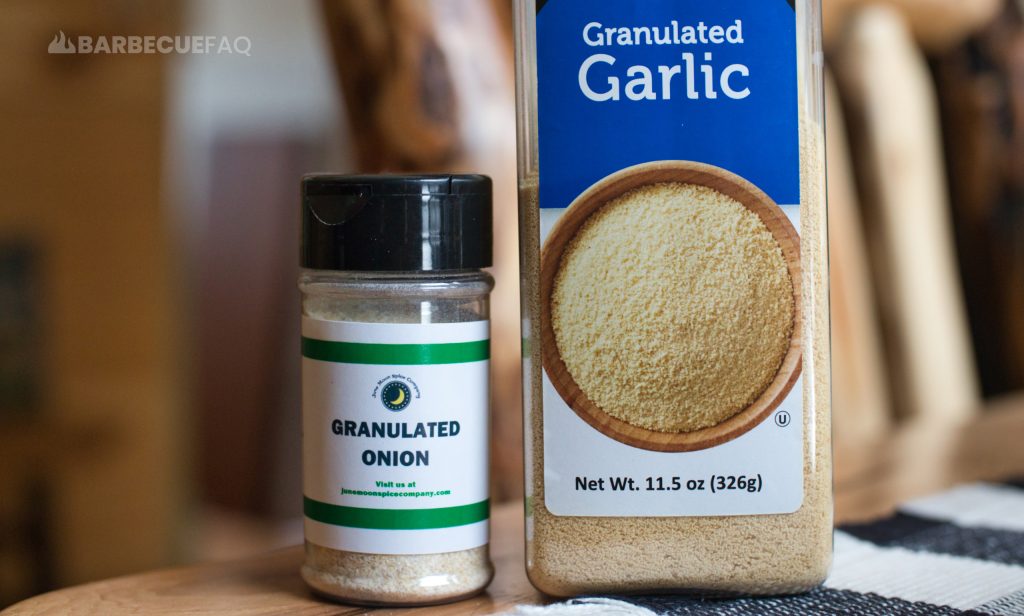 granulated onion and garlic