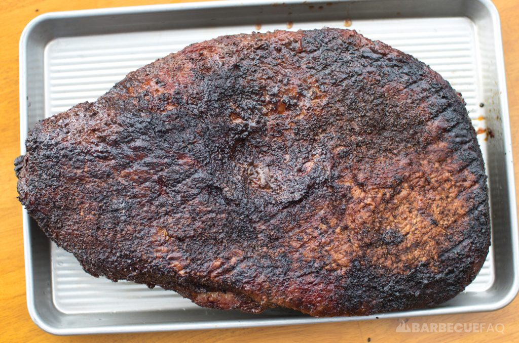 hot and fast brisket fat side