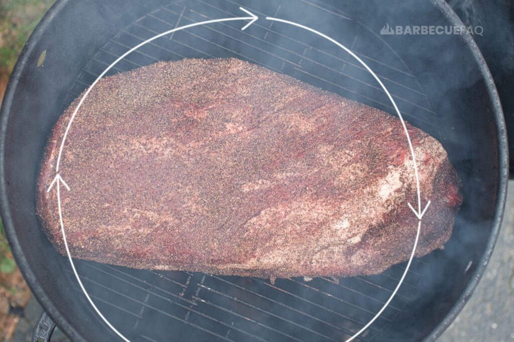 rotate brisket every 90 minutes