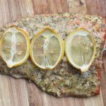 garlic herb butter dijon salmon recipe