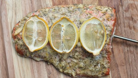 garlic herb butter dijon salmon recipe