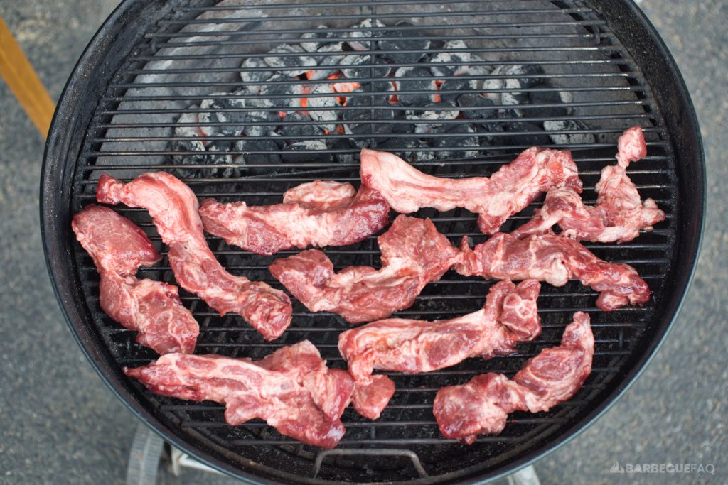 char sui pork indirect on grill