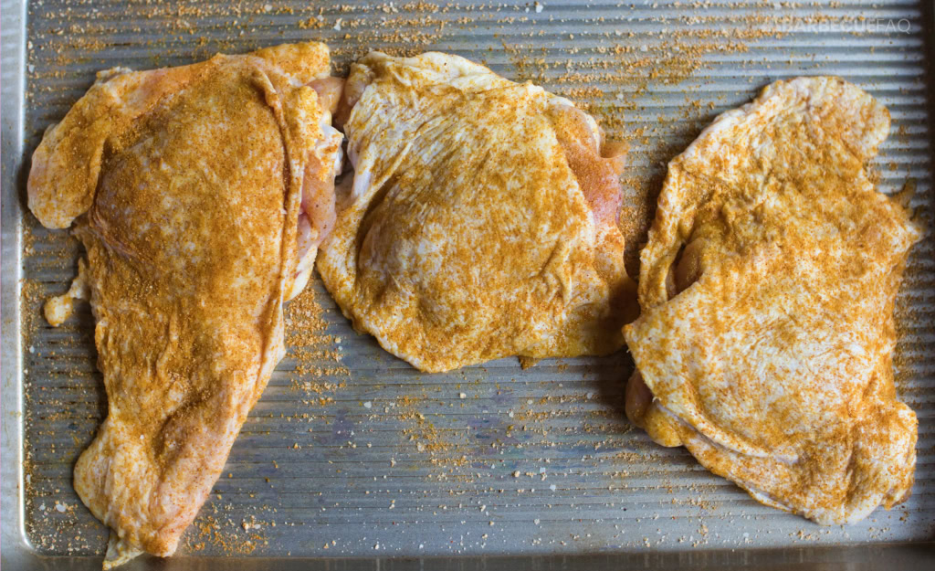 dry brine chicken thighs