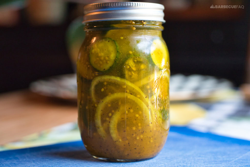 zesty bread and butter pickles recipe