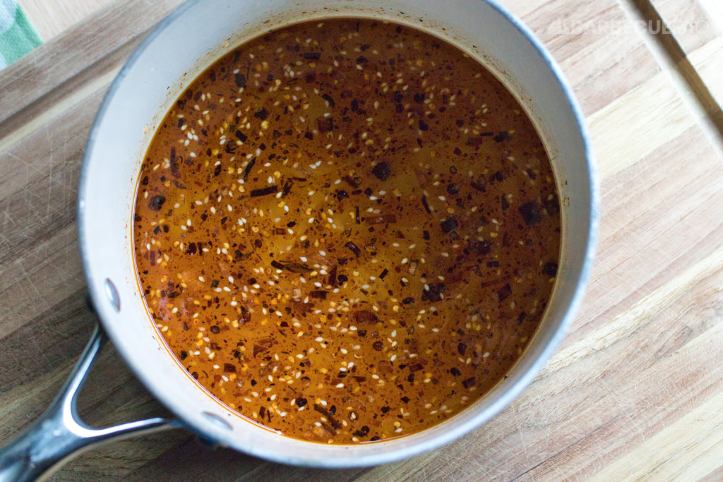 chili crisp pickle brine liquid