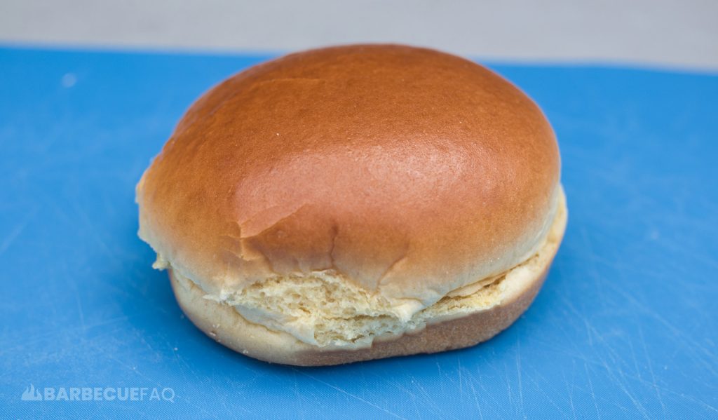 brioche bun side view