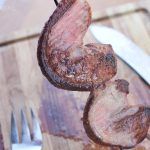 shaving brazilian steak against the grain