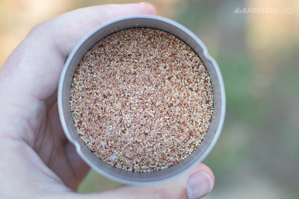 sweet and smokey bbq rub that includes brownulated sugar